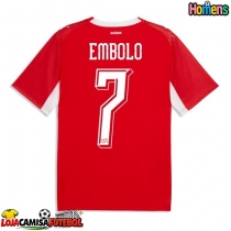 Camisa de Futebol Suíça Breel Embolo #7 Equipamento Principal Mundo 2026 Manga Curta